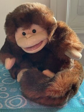 Folkmanis Brown Monkey Puppet/Plush Toy